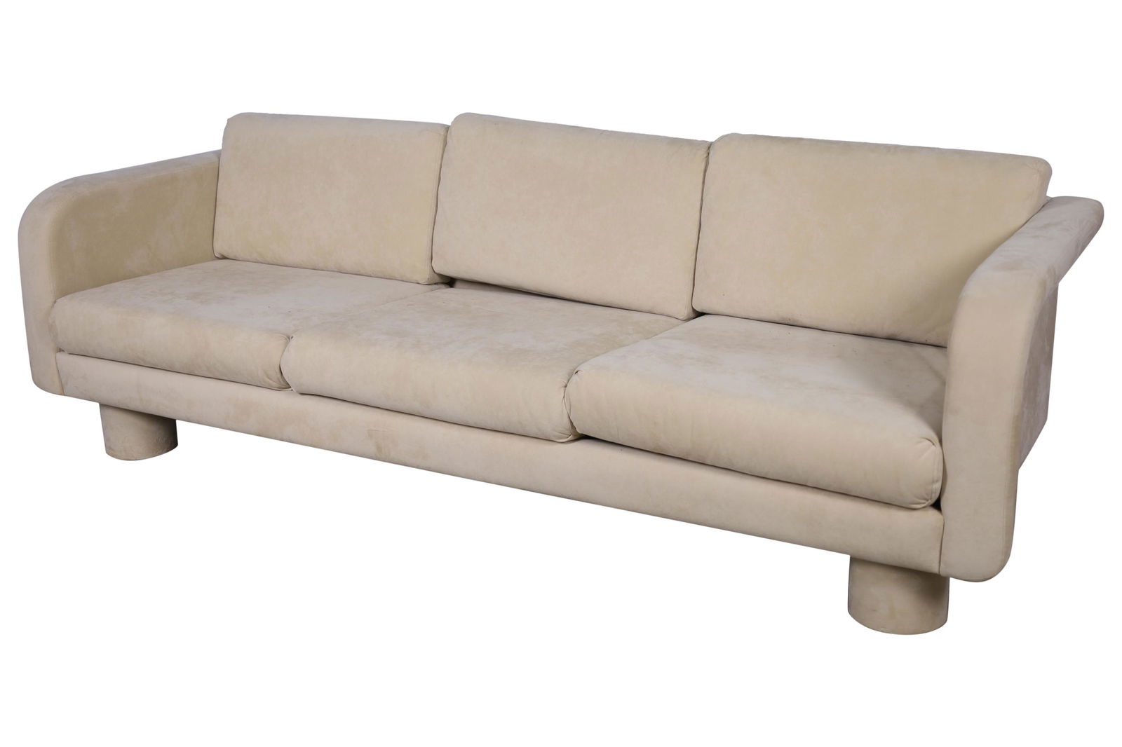 Microfiber Mid Century Style Sofa (1 of 3)