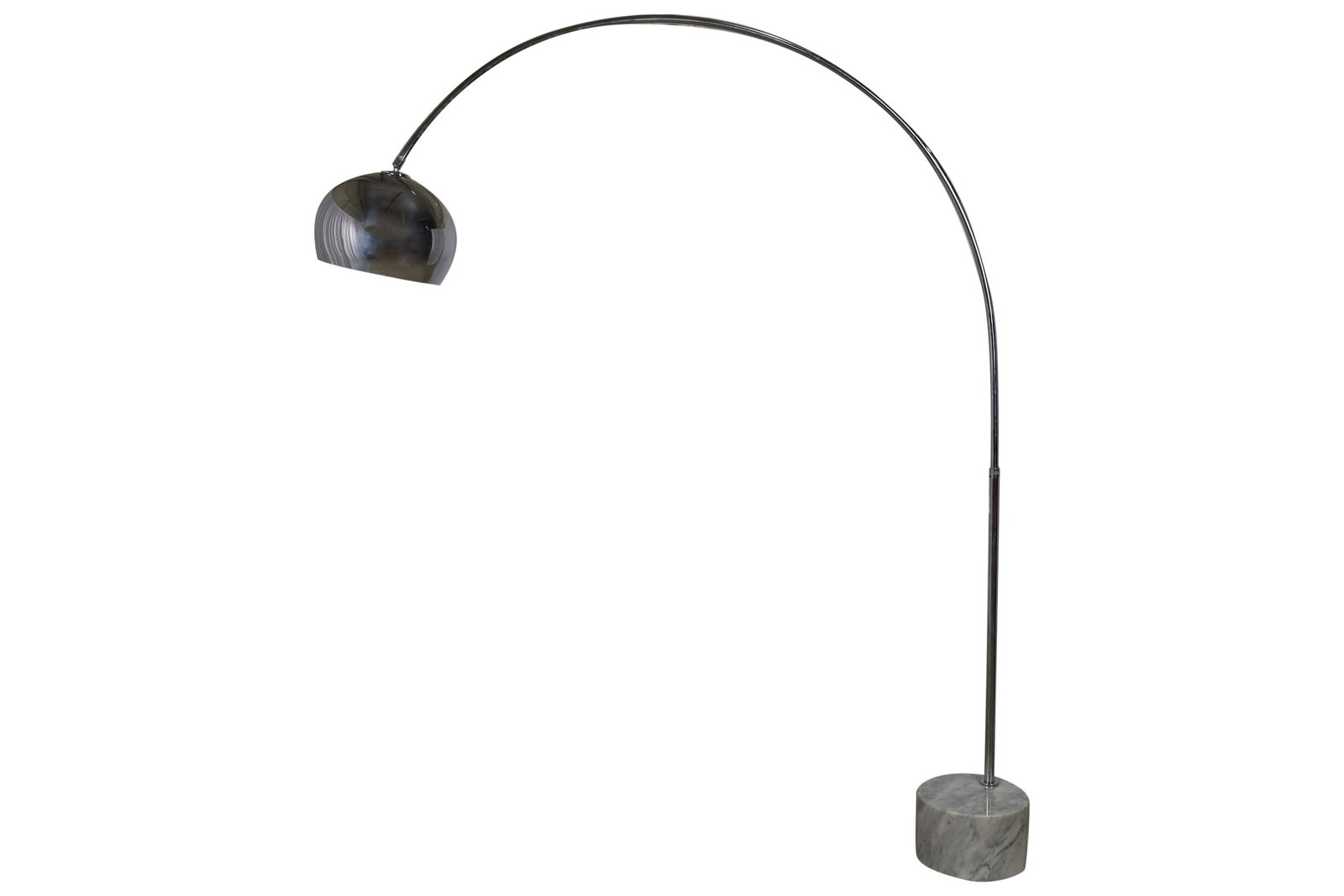 Harvey Guzzini - Marble Base Arc Lamp: Harvey Guzzini Marble Base Arc Lamp. Dimensions in Inches 84x74x20
