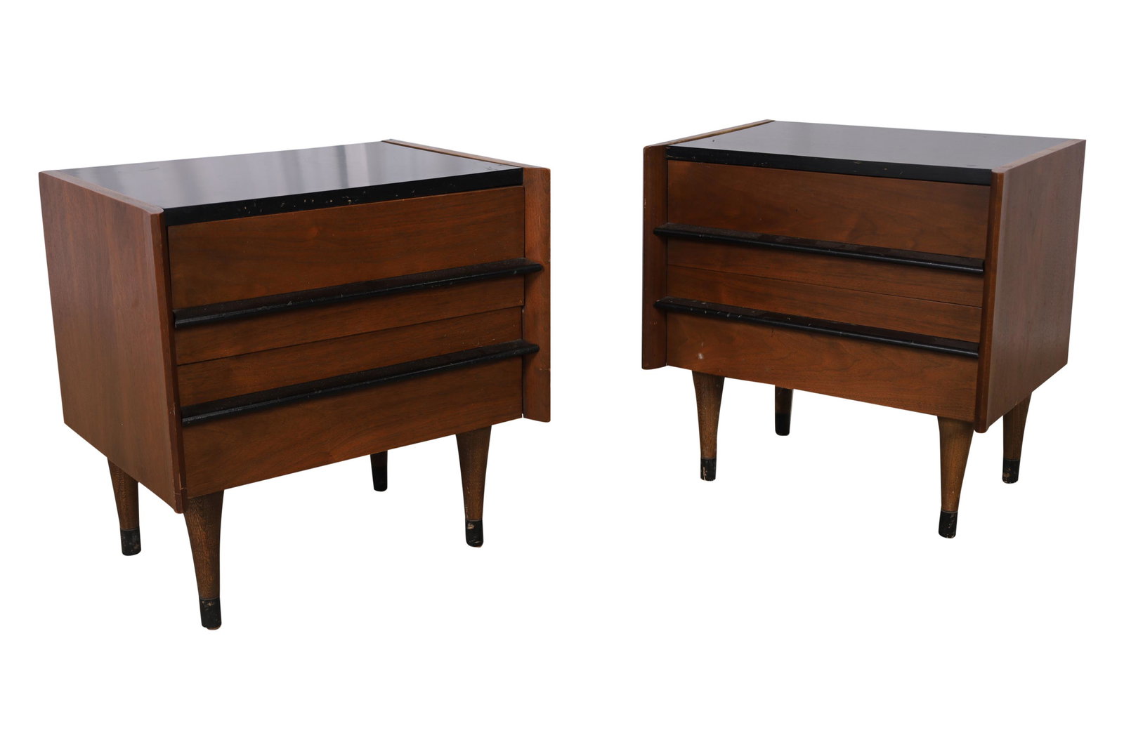 American of Martinsville - End Stands - Pair: Pair of American of Martinsville End Stands. Dimensions in Inches 23x22x166666