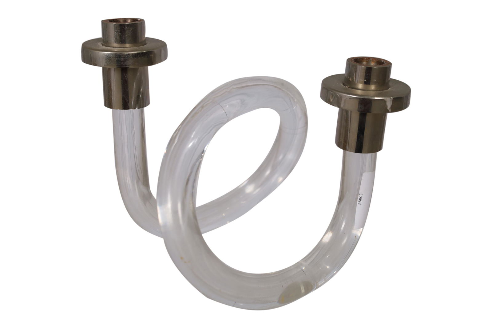 Lucite and Chrome Candelabra (1 of 2)