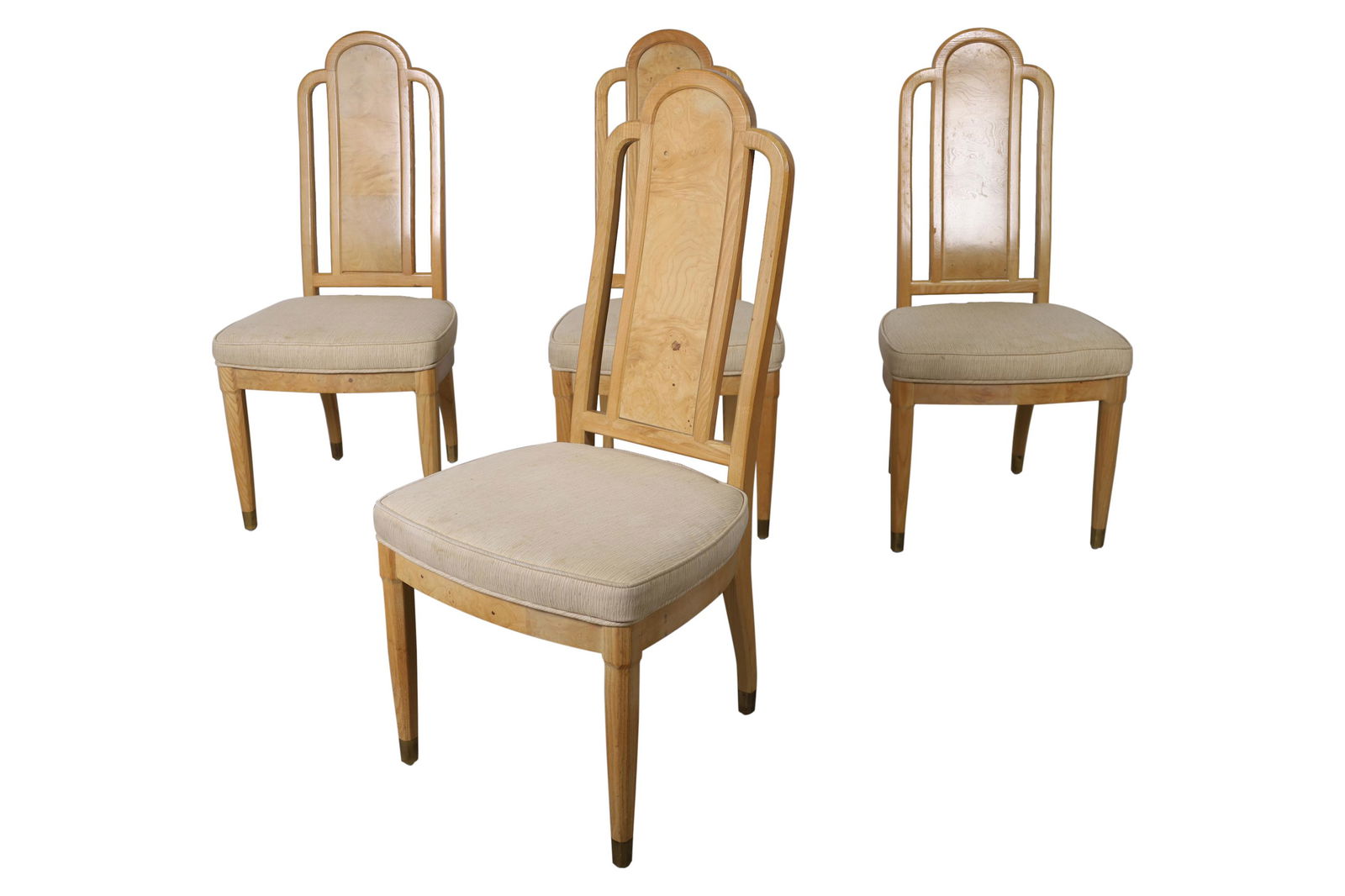 Henredon - Burl Chairs - 4: Henredon burl chairs, 4. Dimensions 43x20x18