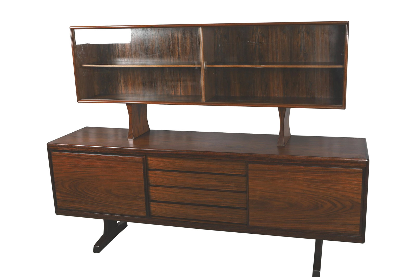 Danish Rosewood Credenza: Danish rosewood credenza with top Dimensions:32x82x19