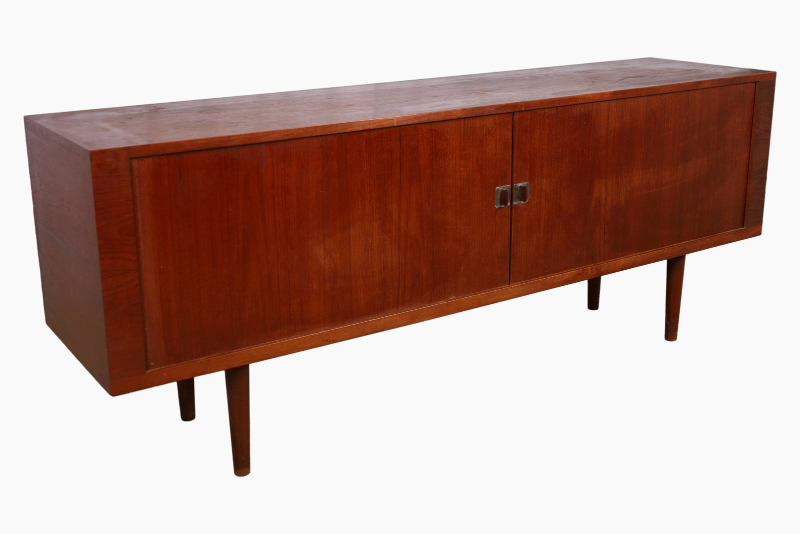 Hans Wegner - President Teak Credenza: Hans Wegner - President Teak Credenza. Dimensions 31x79x19.5