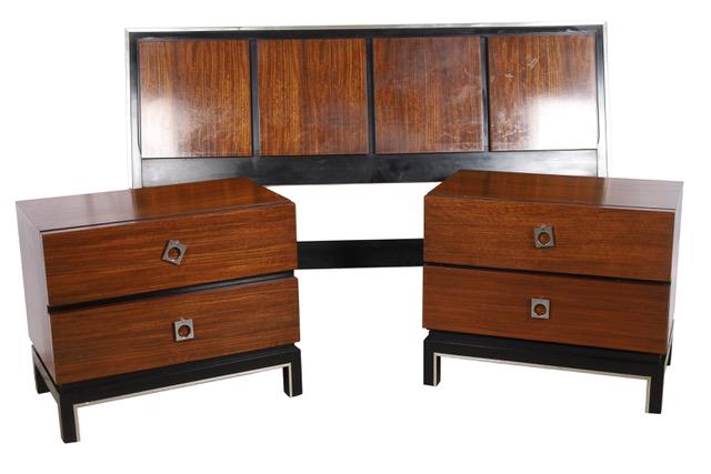 Thomasville - Paldao Nightstands and Headboard: Thomasville - Paldao Nightstands and queen Headboard. Dimensions 22x26x16