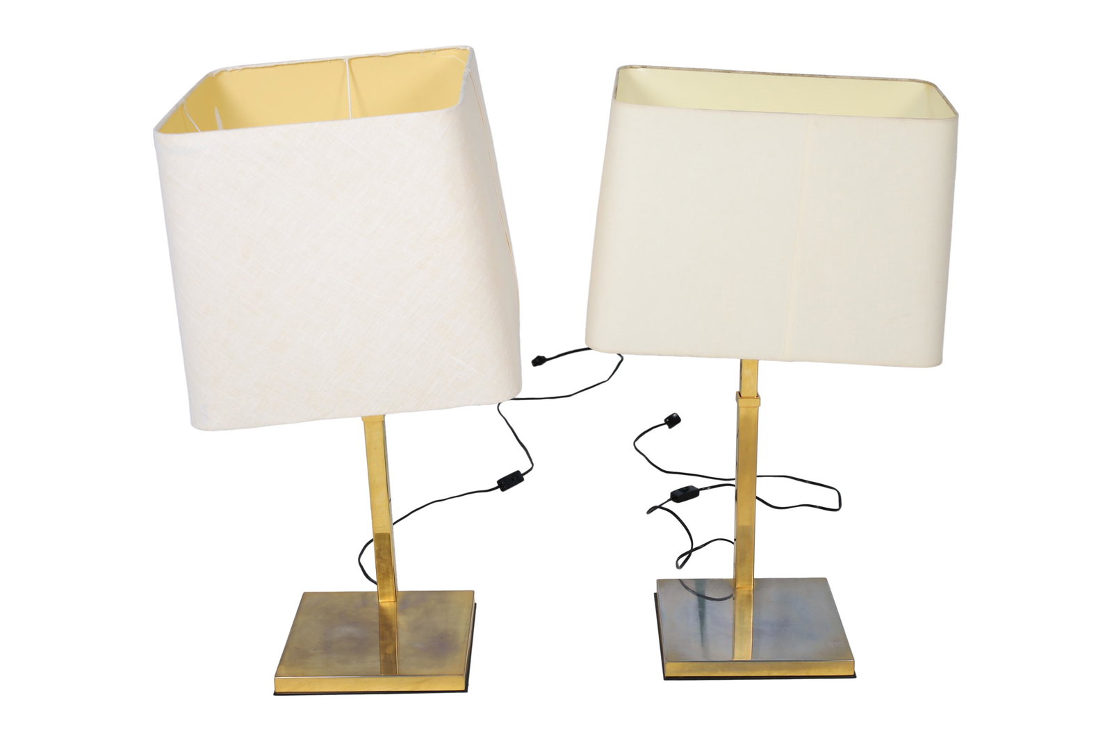 Italian Brass Adjustable Lamps - Pair (1 of 3)