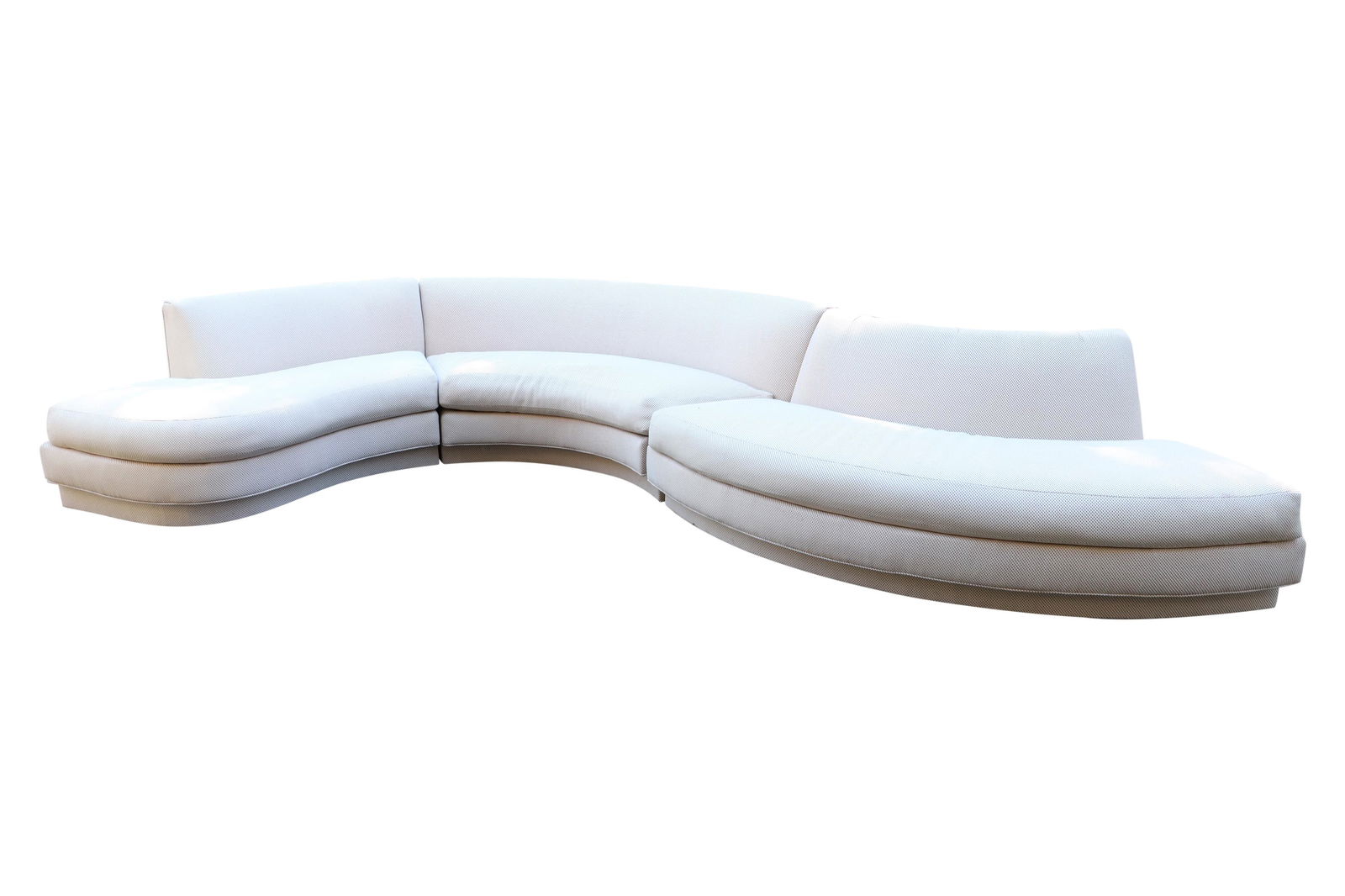 Royal Serpentine Sectional Sofa - 3 Piece (1 of 4)