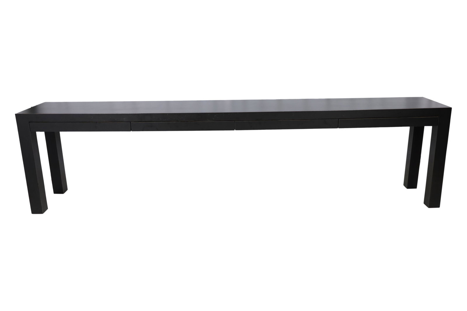 Architectural Scale Laminate Console: Architectural Scale Laminate Console. Dimensions 30.5x120x18