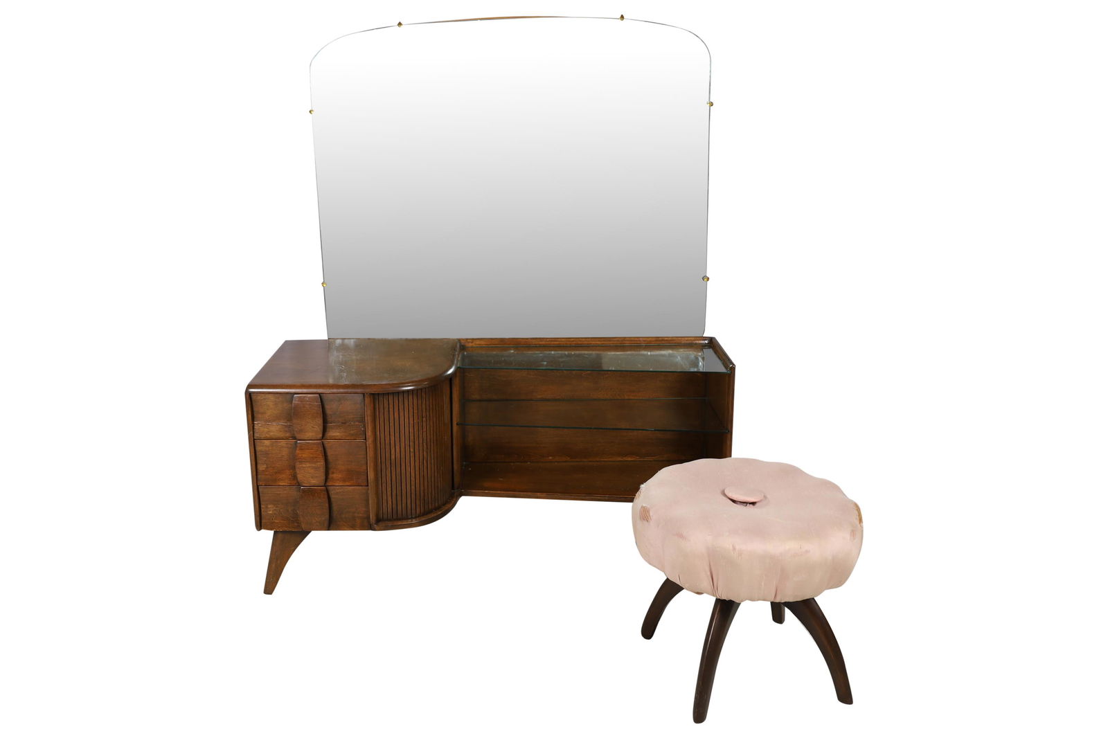 Heywood wakefield vanity stool sale