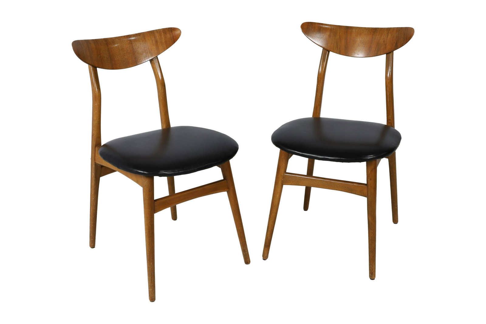 Hans Wegner Style Side Chairs - Pair (1 of 4)