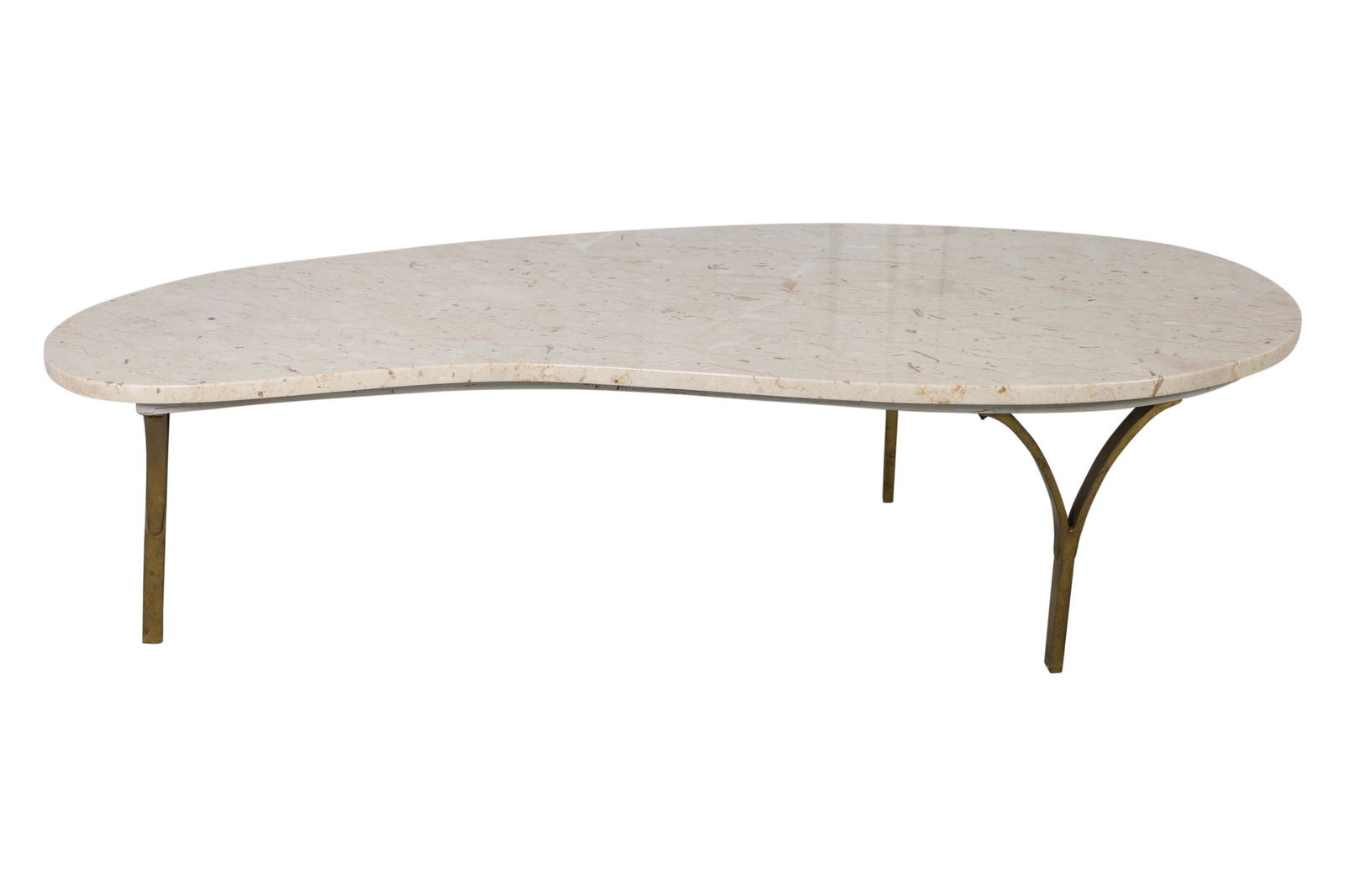 Italian Marble Kidney Coffee Table