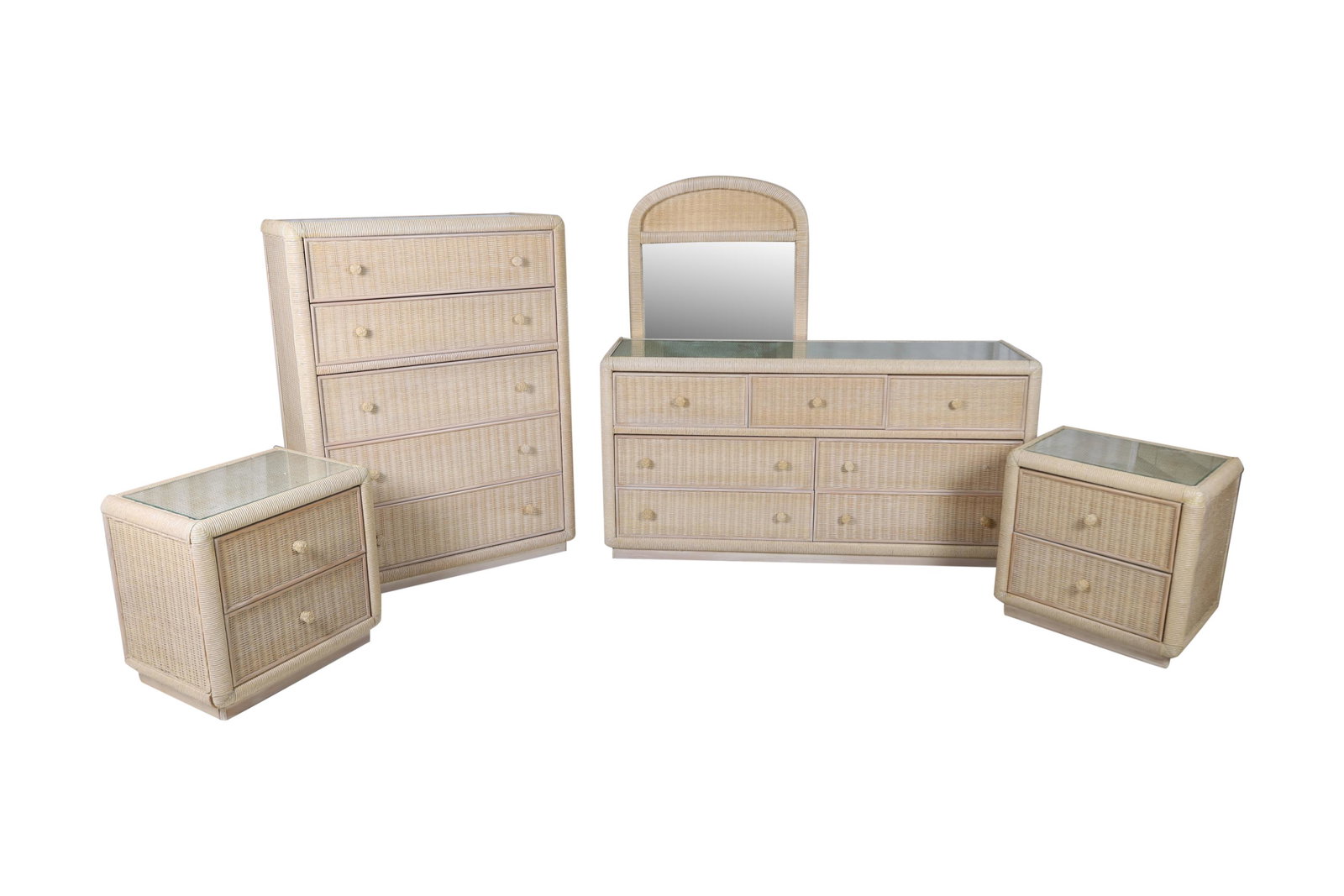 Broyhill Wicker Bedroom Set - 4 Piece (1 of 2)