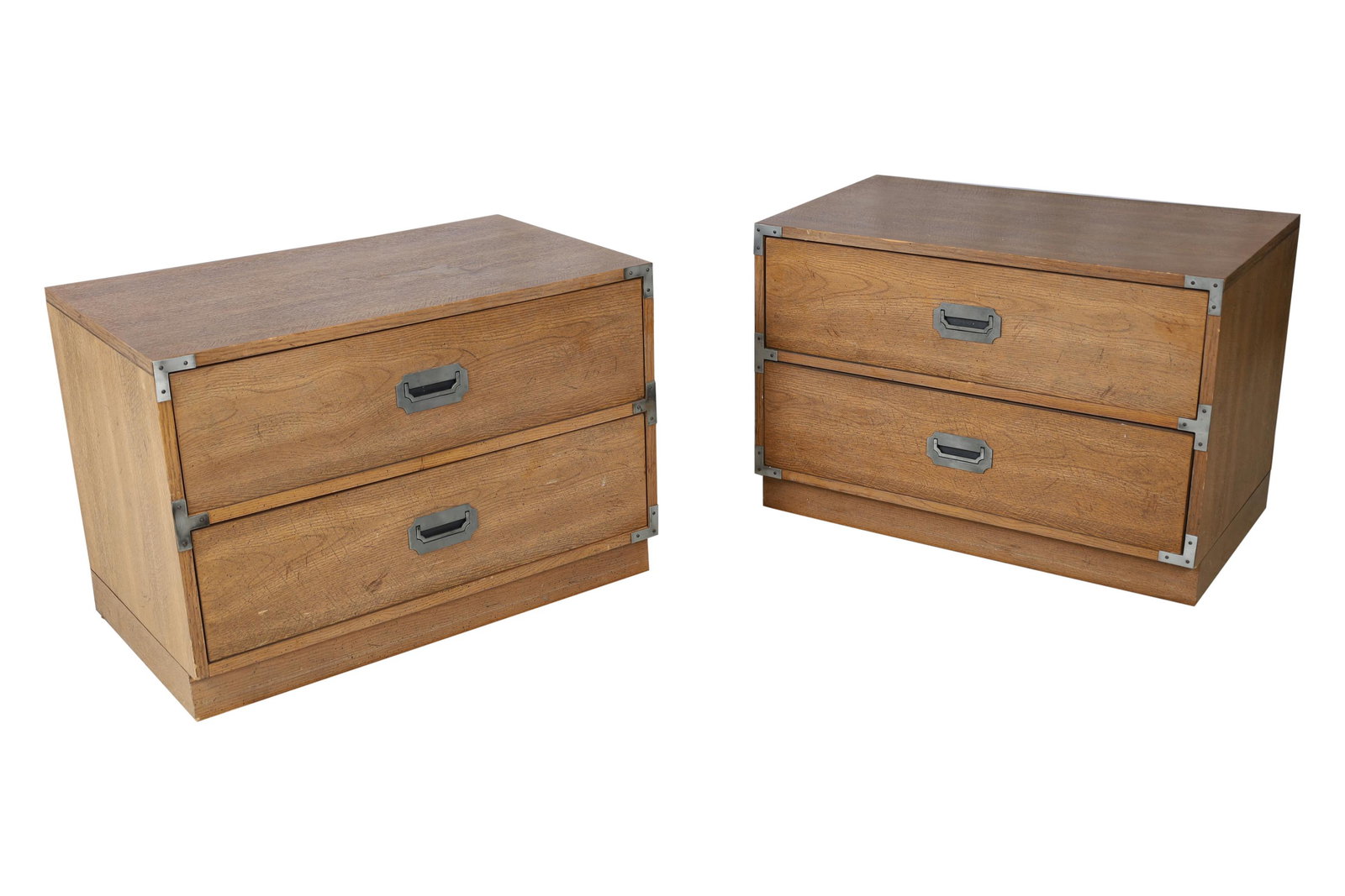 Bernhardt Campaign Style End Stands - Pair (1 of 4)