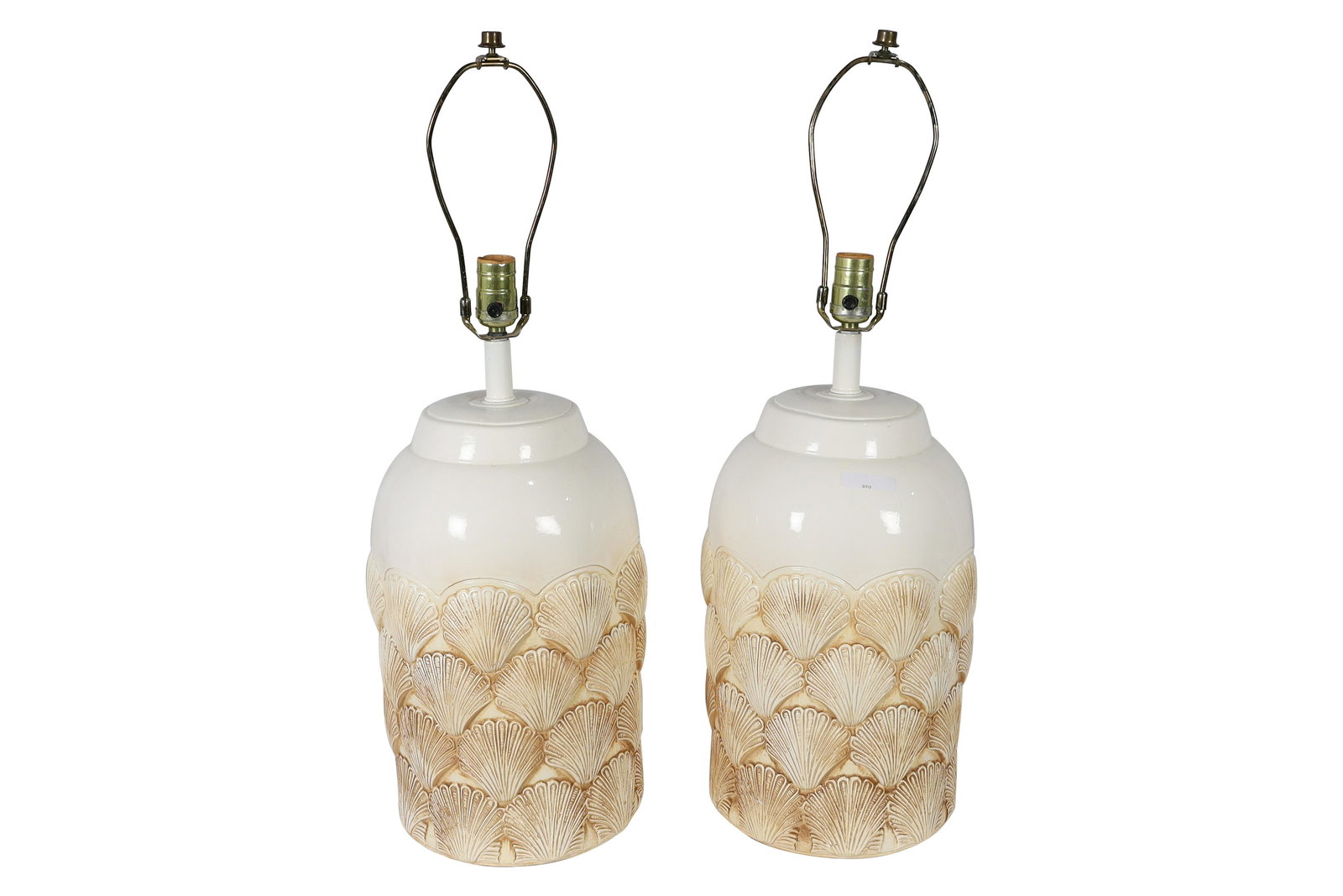 Clam Shell Lamps - Pair (1 of 2)