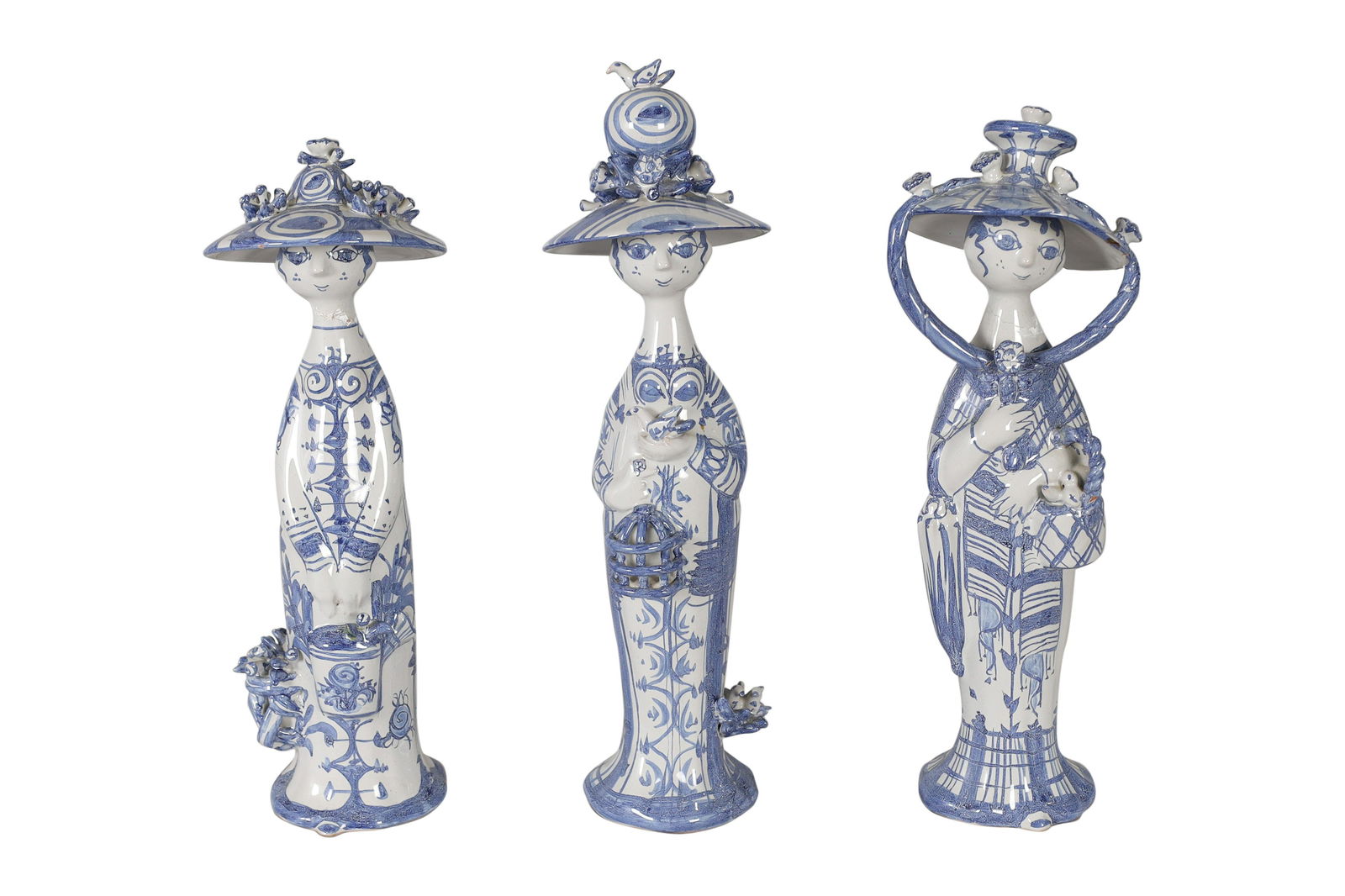 Bjorn Wiinblad - 3 Danish Figures (1 of 6)