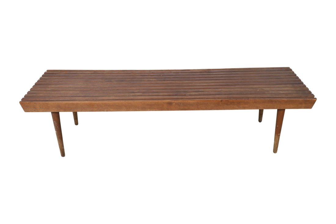 Walnut Slat Bench (1 of 4)