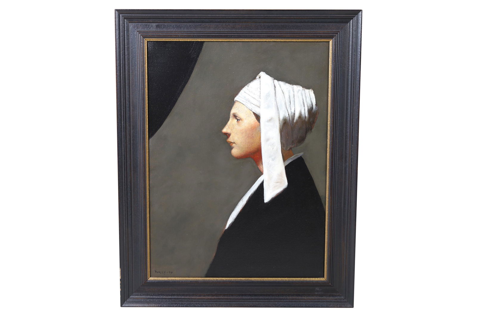 Ray Donley - Oil Portrait Puritan Woman (1 of 4)