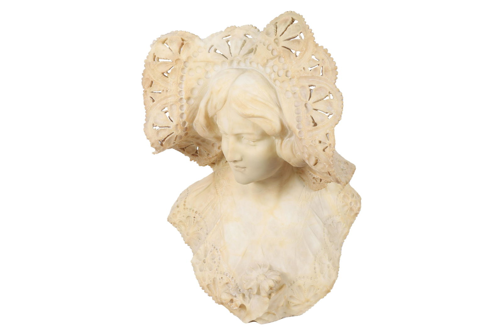 C. Cipriani - Victorian Alabaster Bust (1 of 5)