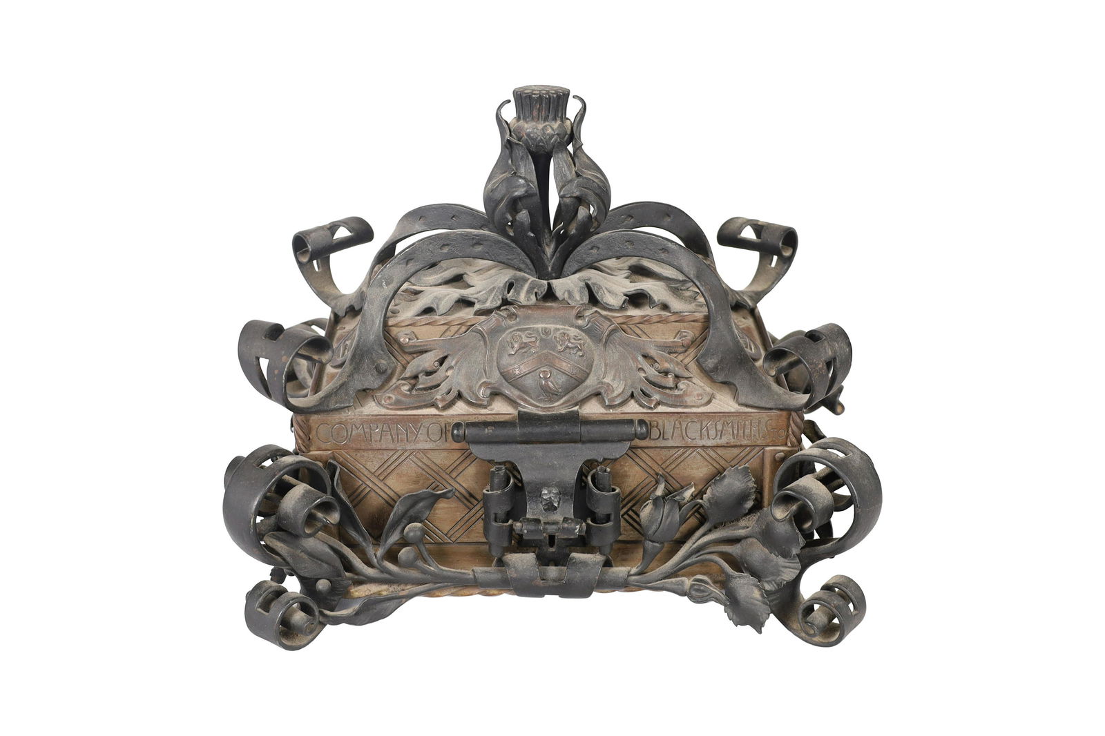 Ornate Iron Presentation Box (1 of 6)