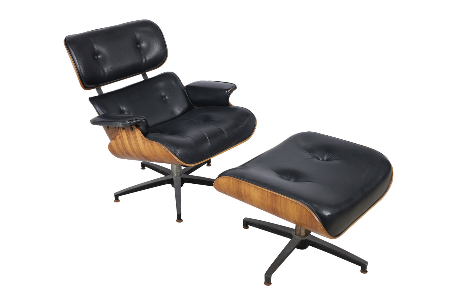 Selig - Rosewood Lounge Chair and Ottoman (1 of 7)