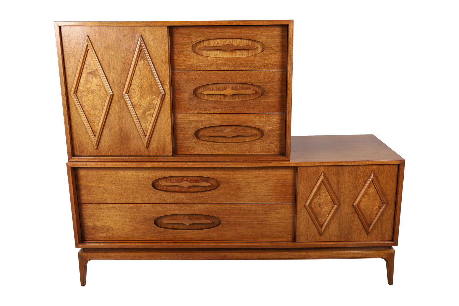 Walnut Chest on Chest (1 of 7)