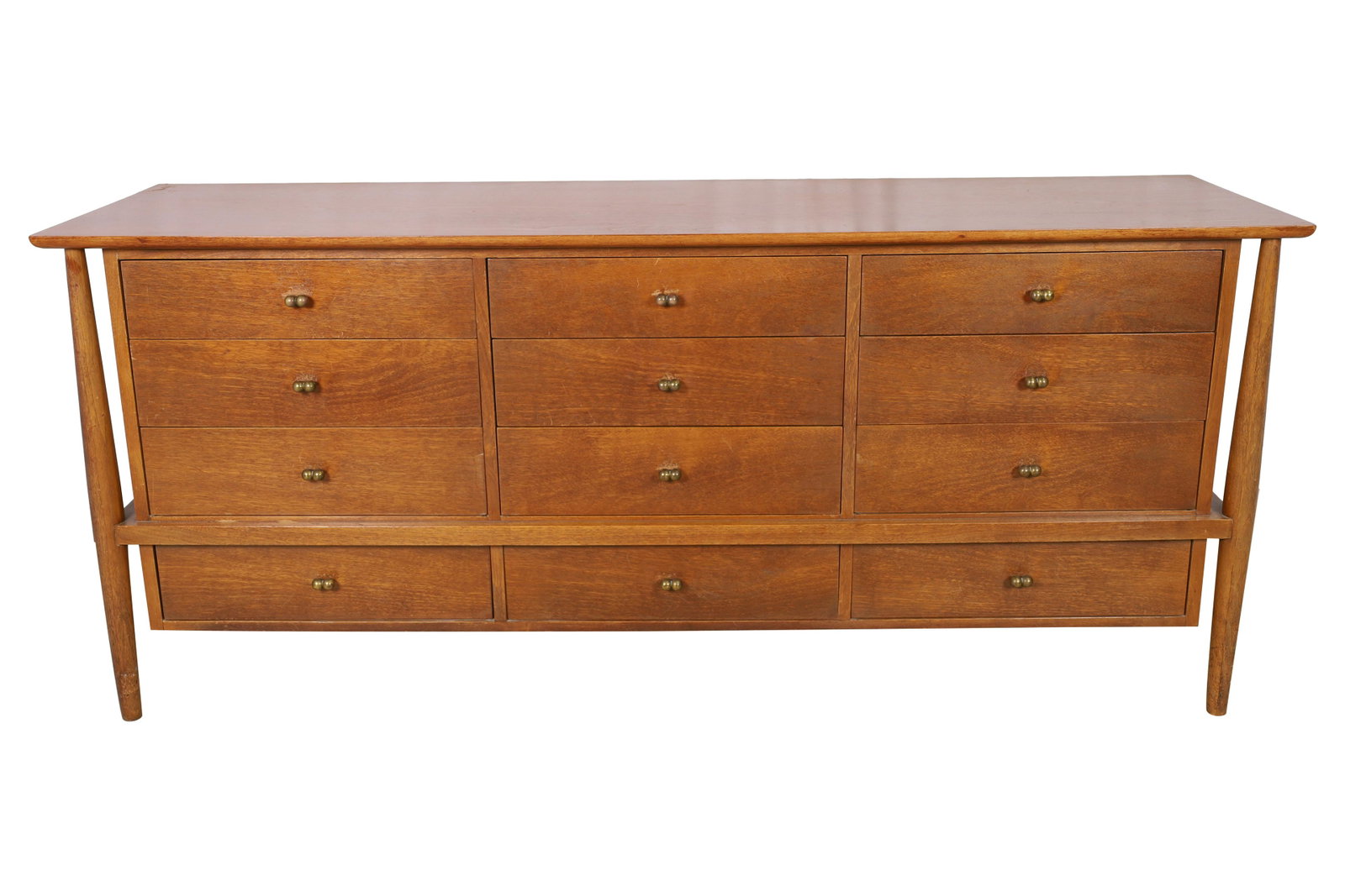 Mount Airy-Finn Juhl Style Long Dresser: Mount Airy Finn Juhl style long dresser. Dimensions 31.5x72x20