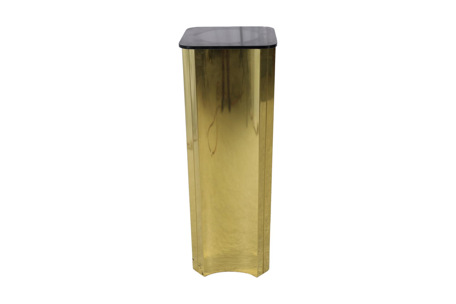 Brass Mirrored Top Pedestal (1 of 3)
