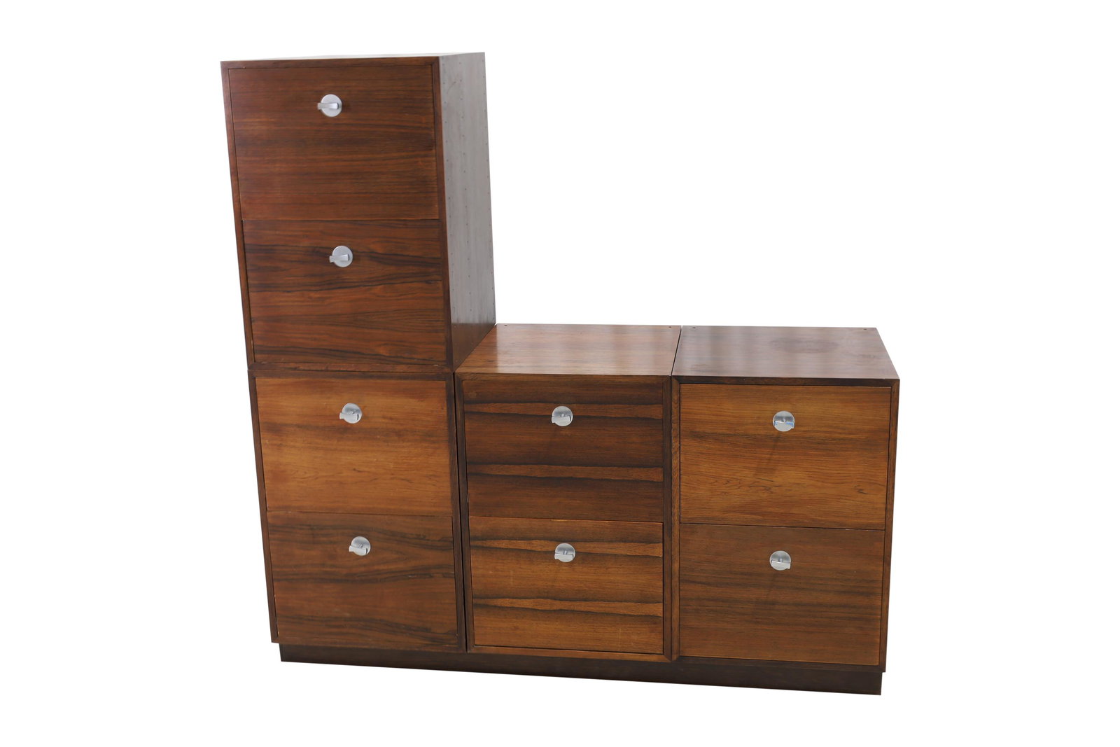 Finn Juhl Rosewood Cresco Credenza-Signed: A signed Finn Juhl rosewood Cresco credenza. Dimensions:55x55x19