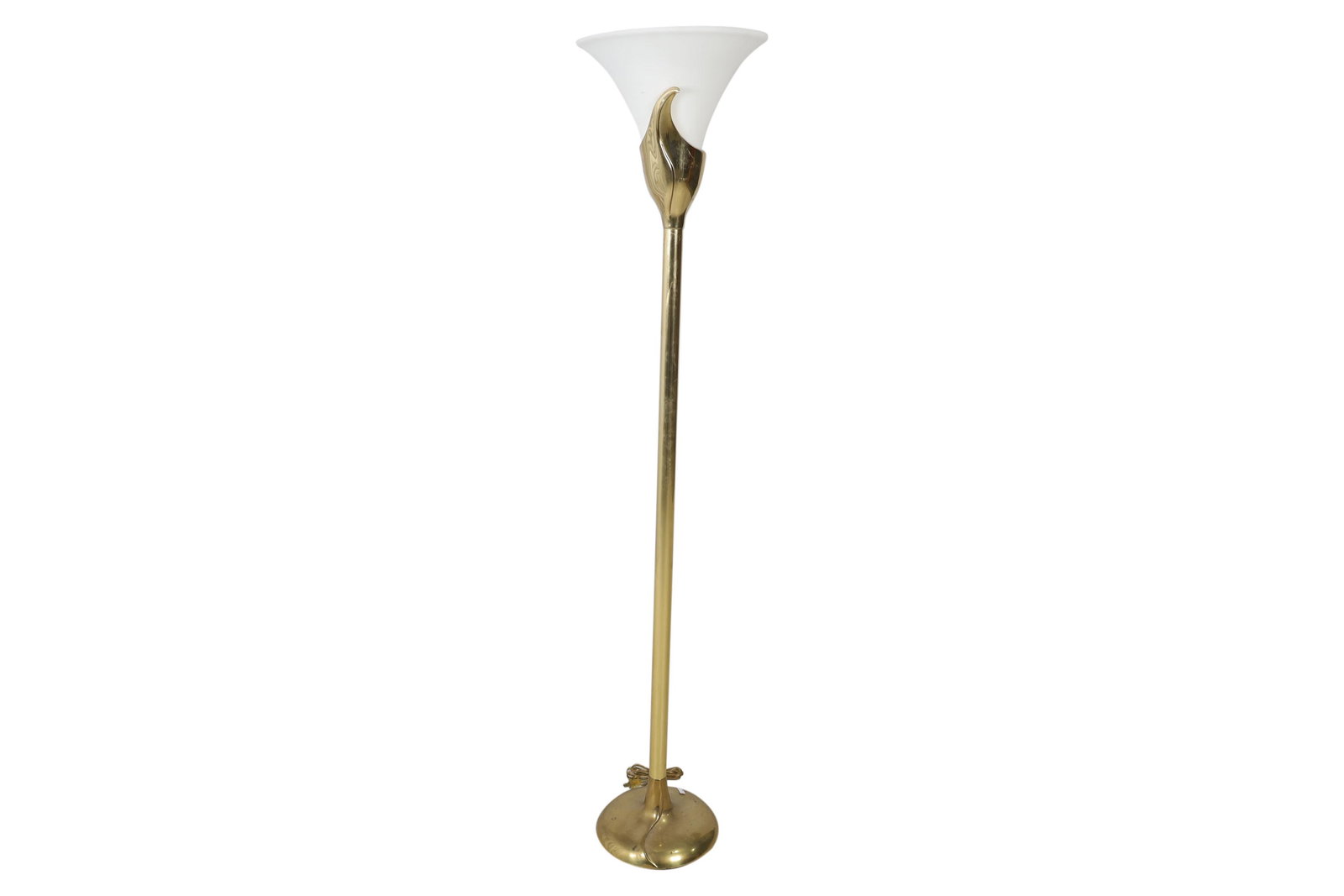 Laurel Style Brass Floor Lamp (1 of 4)