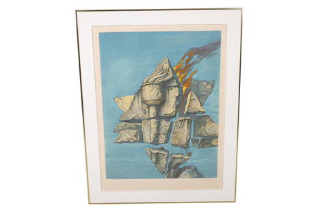 Samuel Bak - Star of David Lithograph: Samuel Bak - Star of David Lithograph. Dimensions 40.5x31.5