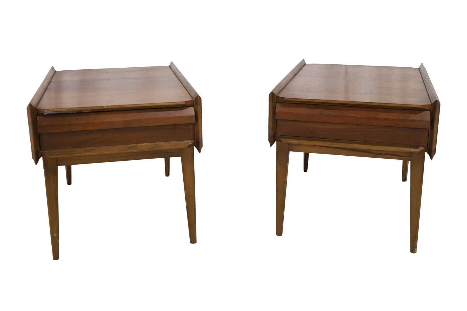 Lane Walnut End Tables-Pair (1 of 7)