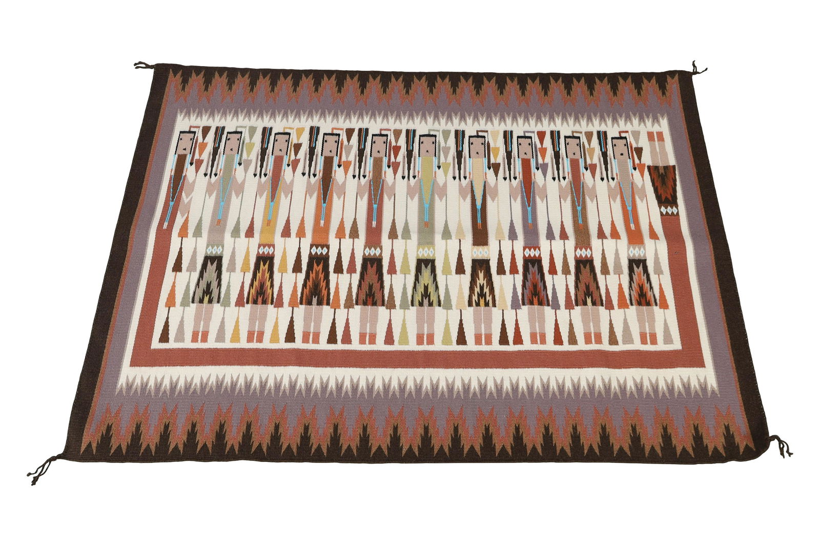 Navajo Indian Yei Pictorial Rug (1 of 3)