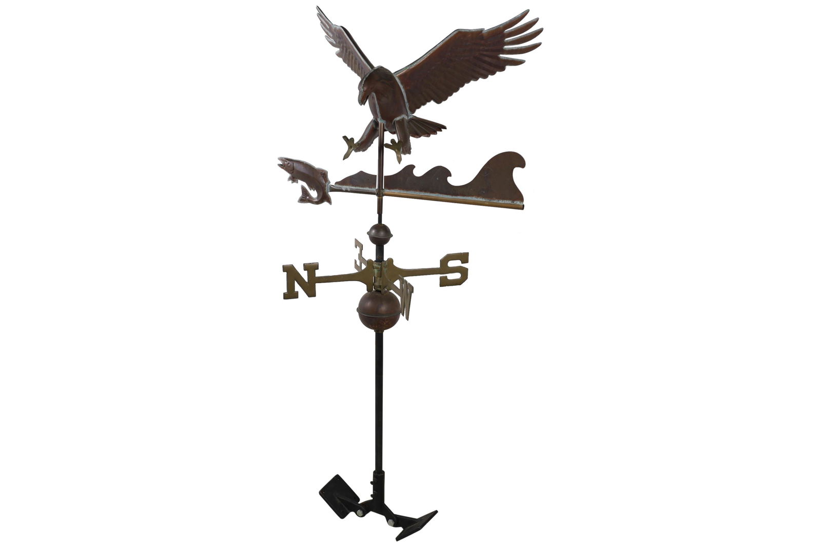 Eagle Hunting Fish Weather Vane (1 of 4)