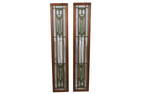 EE Roberts Stained Glass Windows - Pair