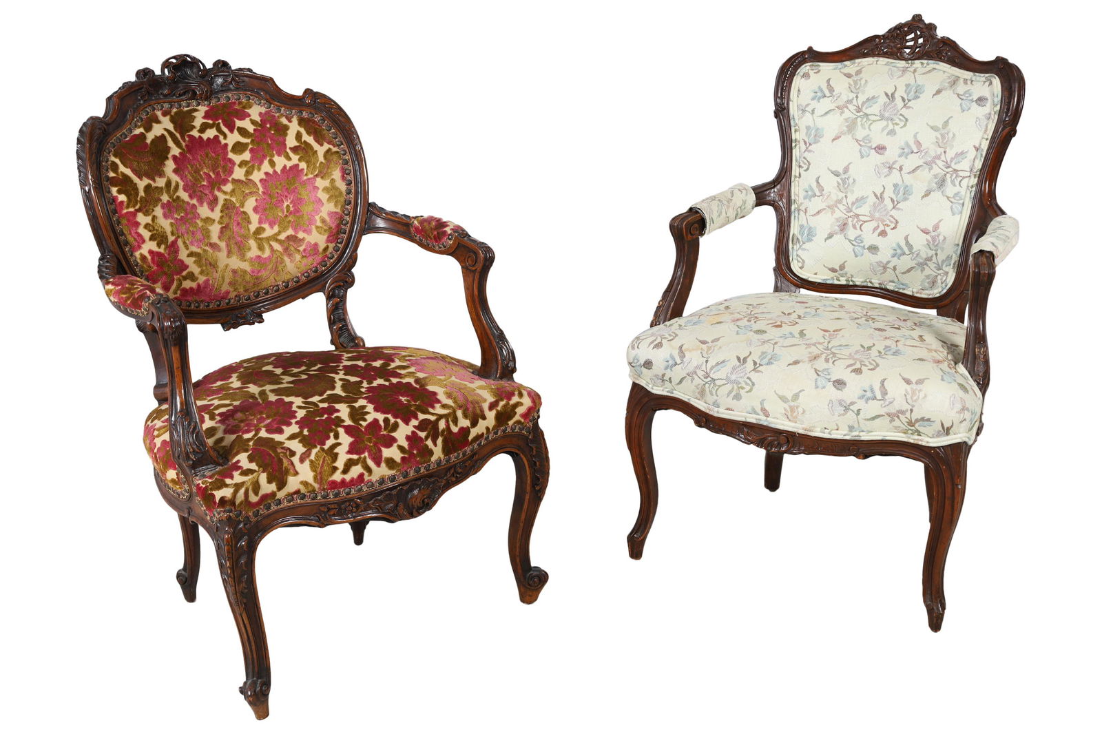 French Style Arm Chairs - 2 (1 of 4)
