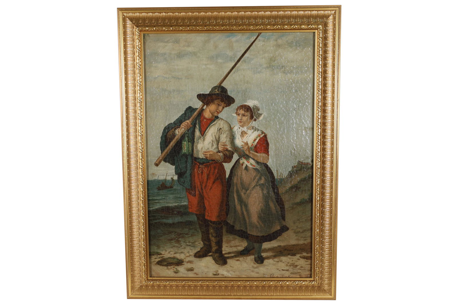 Eugene Francois De Block - Oil on Canvas (1 of 4)