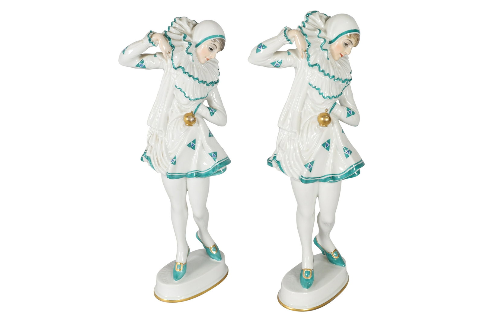 Rosenthal Jesters - 2: Two Rosenthal jesters. Dimensions 13x4x4.5