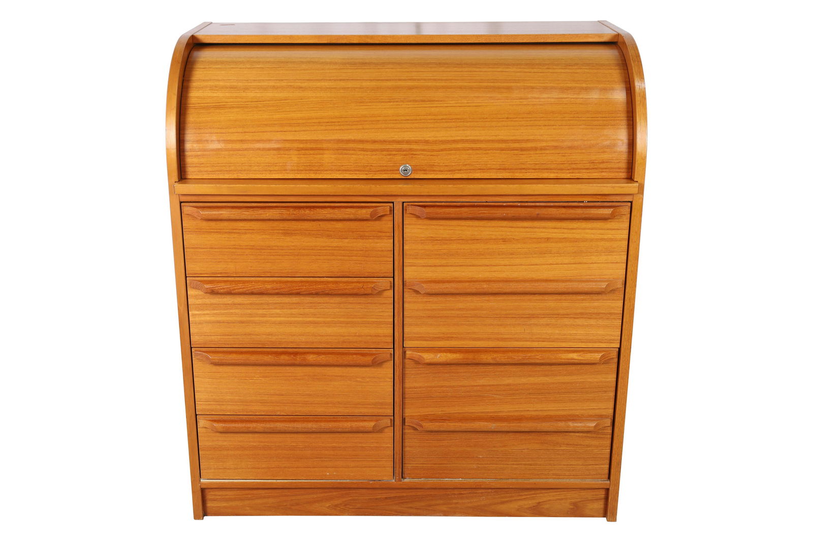 Danish Teak Roll Top Desk (1 of 4)