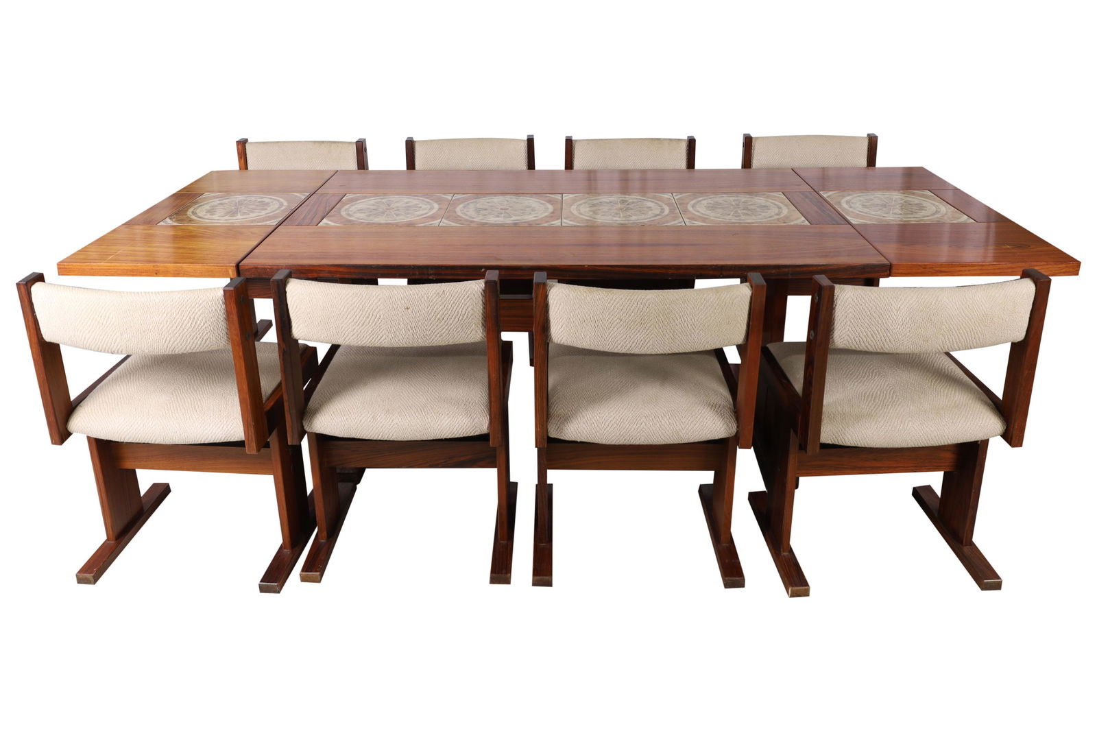 Danish Rosewood Table & 8 Chairs (1 of 8)