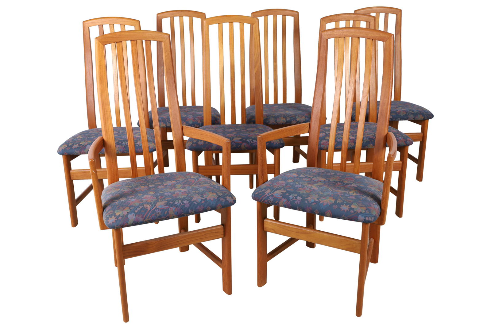 Danish Style Teak Dining Chairs - 8 (1 of 4)