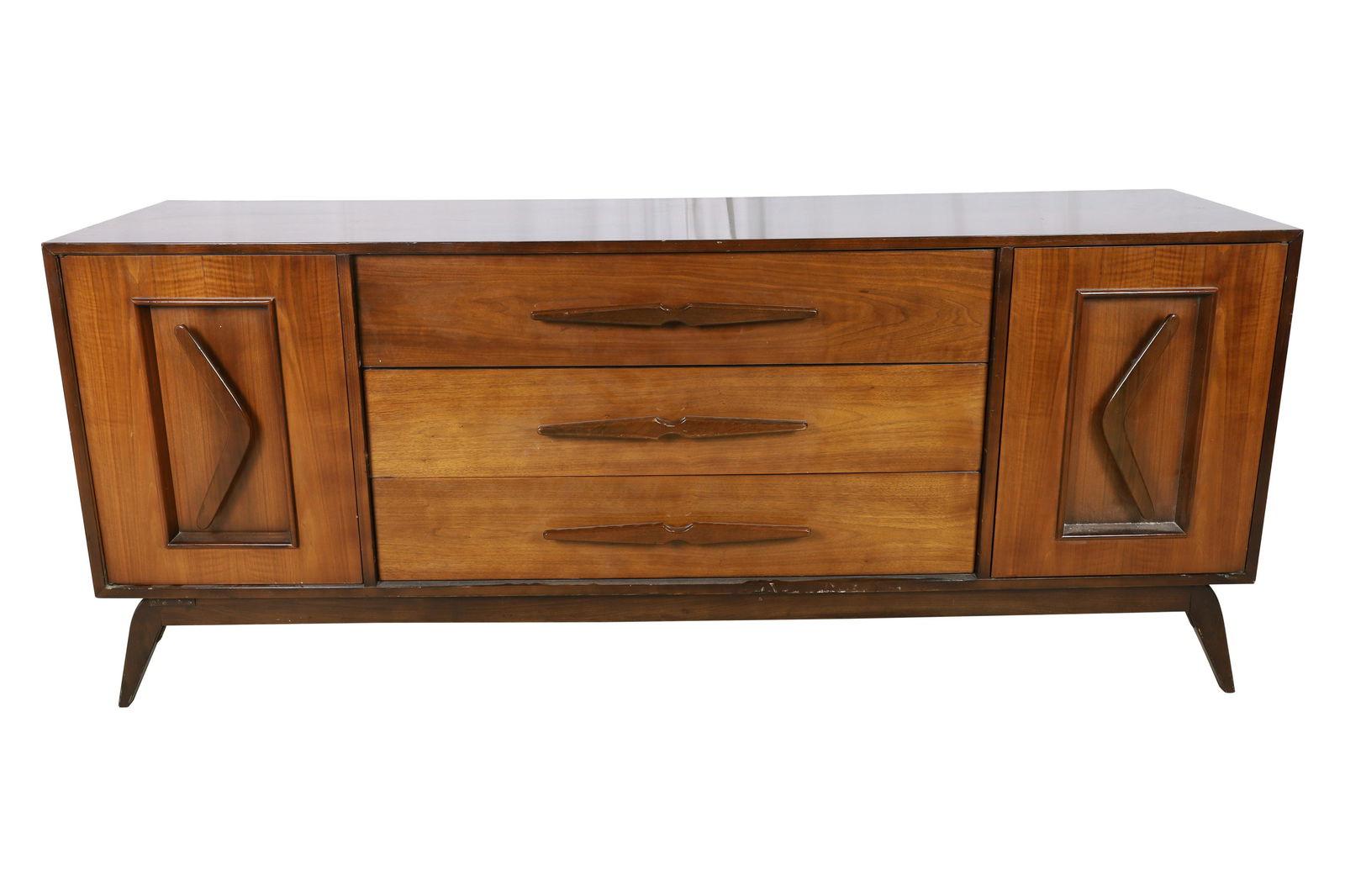 Hudson Walnut Long Dresser (1 of 5)
