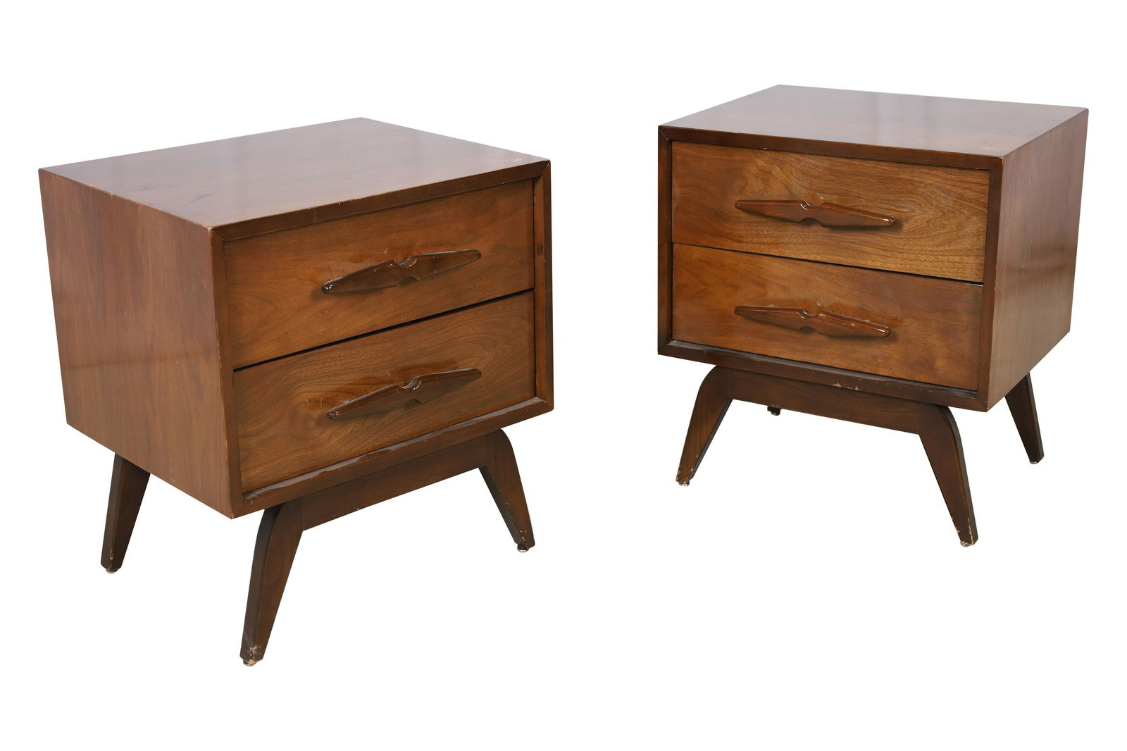 Hudson Walnut End Stands - Pair (1 of 6)