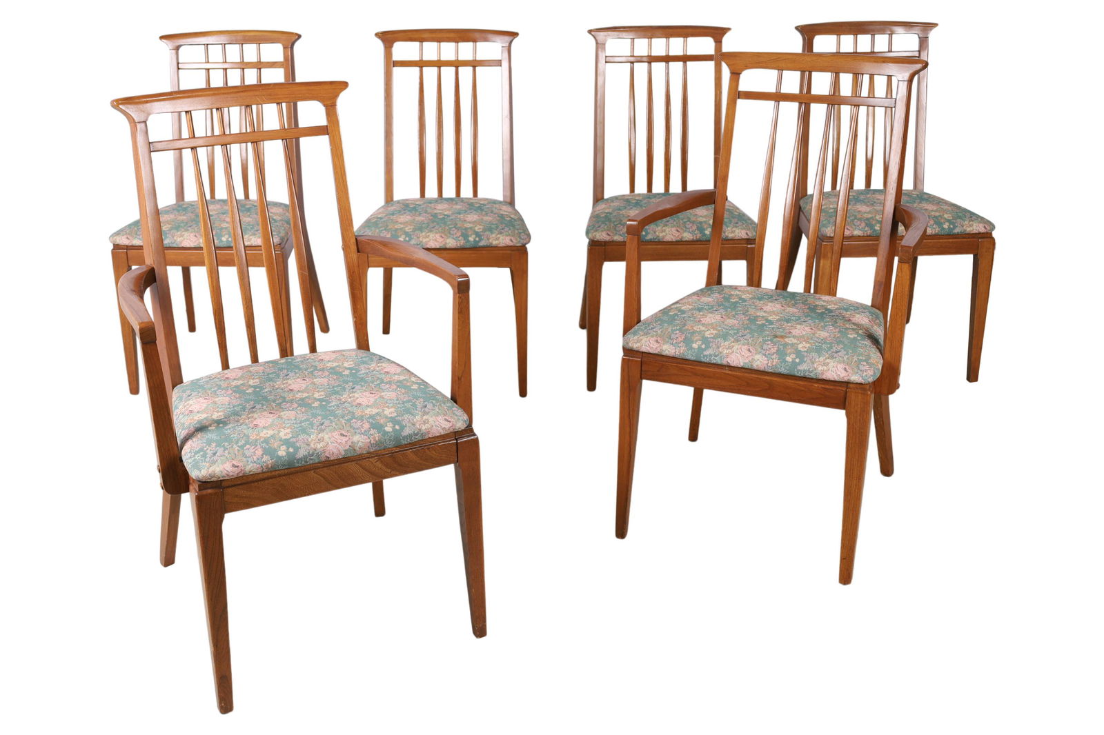 Mid Century Walnut Dining Chairs - 6 (1 of 4)