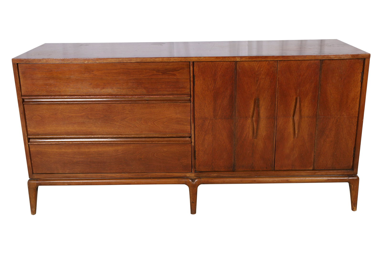 Mid Century Walnut Credenza (1 of 7)