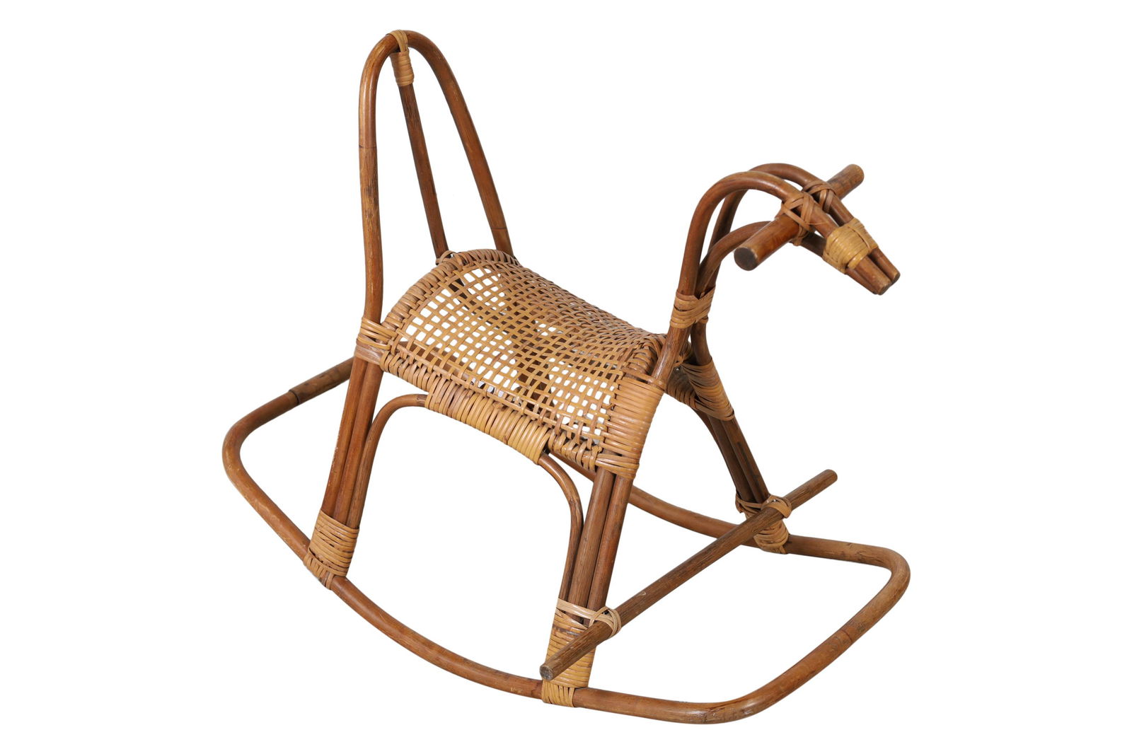 Franco Albini - Rattan Rocking Horse (1 of 6)