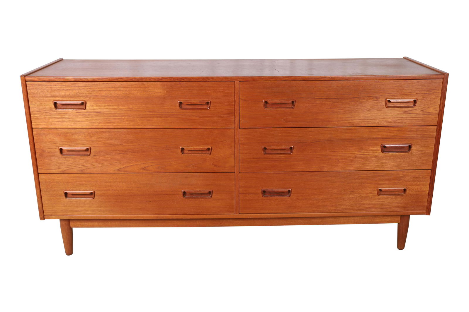 Danish Teak 6 Drawer Dresser (1 of 5)