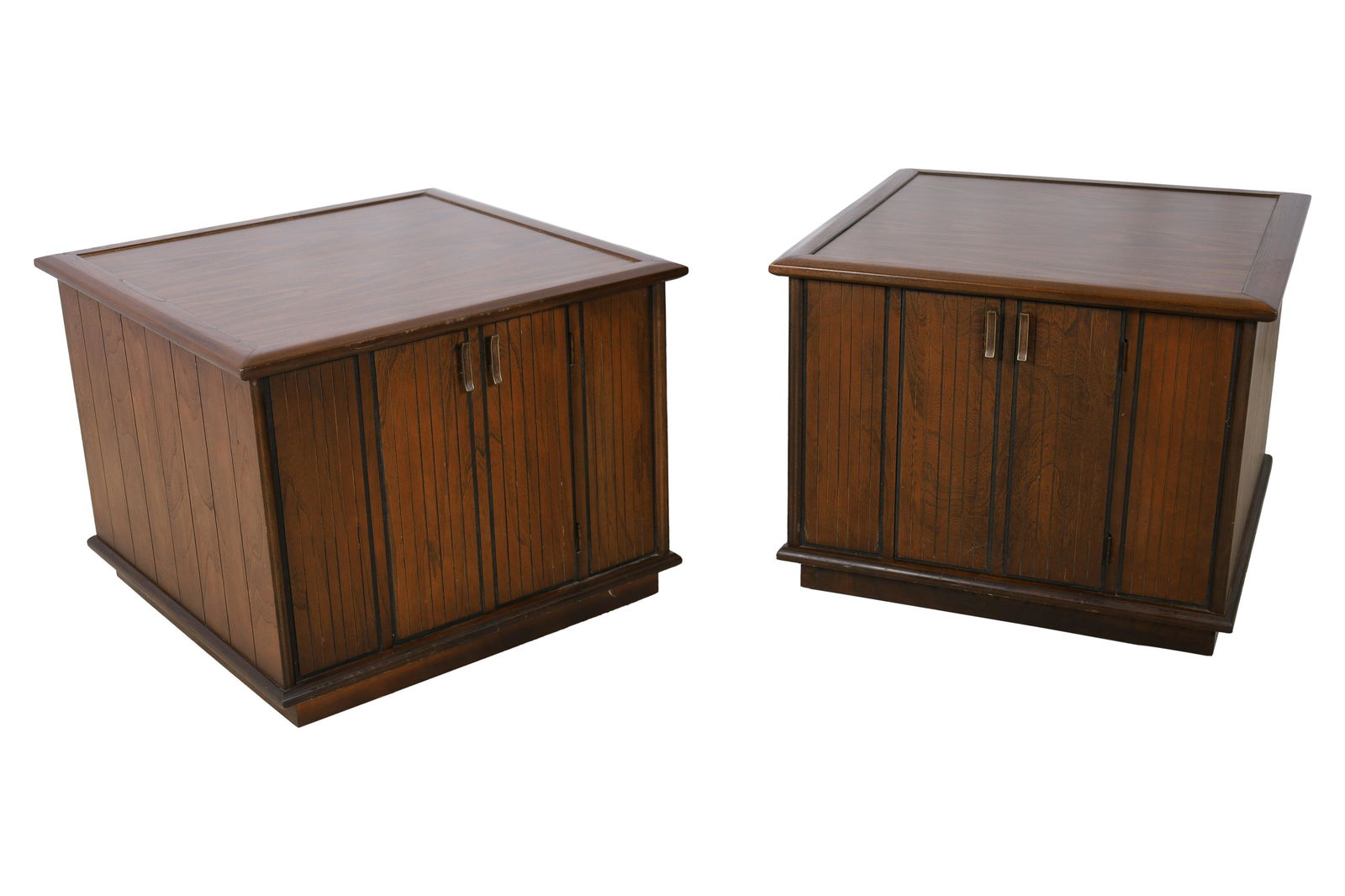 Mid Century Cube End Tables - Pair (1 of 3)