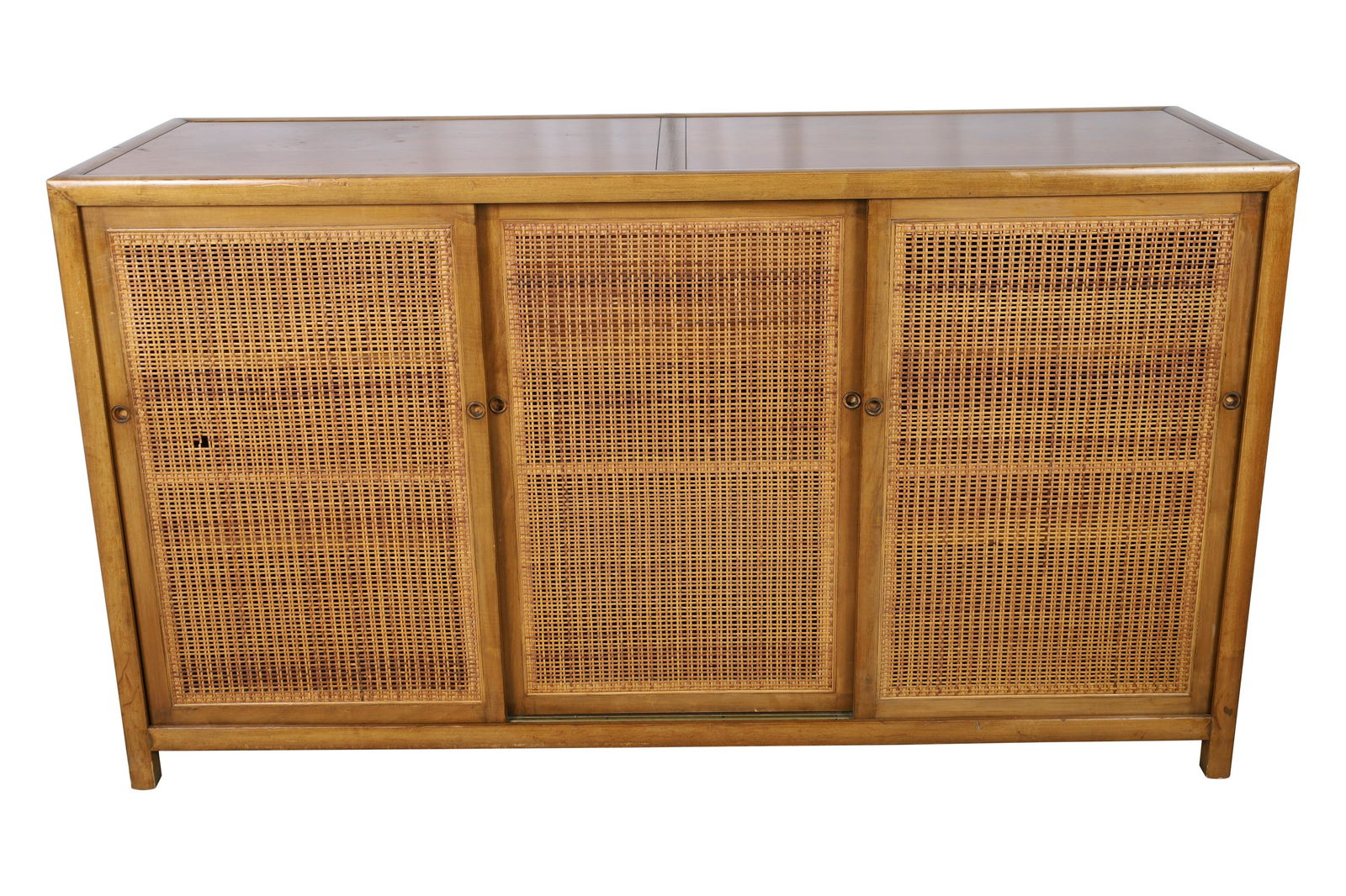 Baker - Cane Front Sliding Door Credenza (1 of 5)