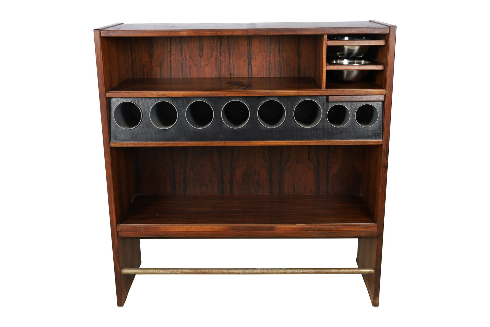 Danish Rosewood Bar: Danish Rosewood Bar. Dimensions 45x43.5x16