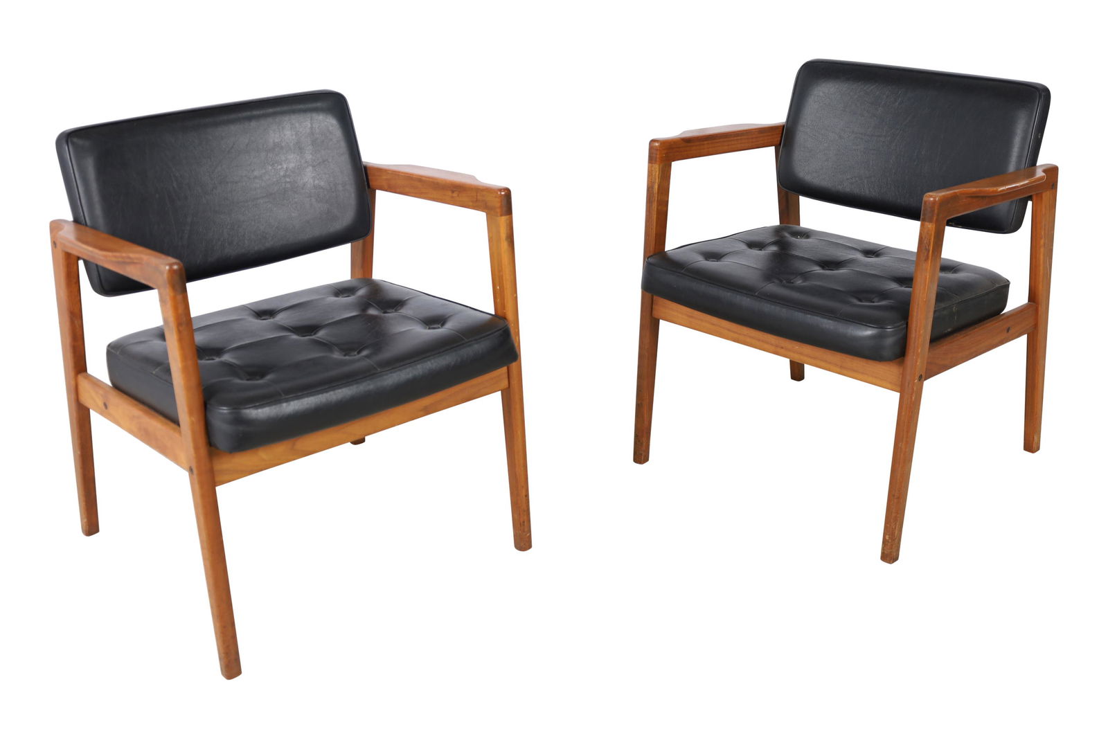 Niels Eilersen (Attr.) - Swedish Arm Chairs - Pair: Niels Eilersen (Attr.) - Swedish Arm Chairs - Pair. Dimensions 30.5x26x22