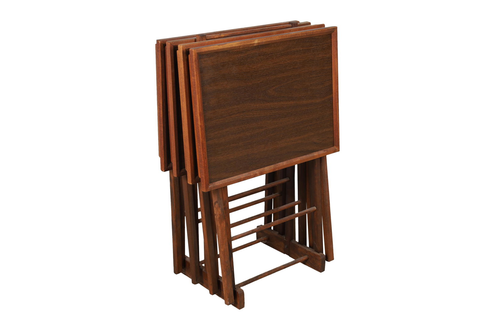 Danish Style Snack Tables - 4: A set of 4 Danish style snack tables. Dimensions 30x20x9.5